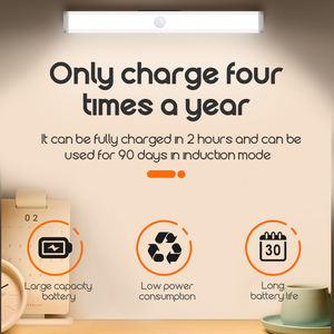 证书210毫米297毫米可充电运动传感器灯床头灯橱柜下智能家居灯壁橱楼梯厨房 - Product Image 4