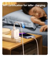 Kabel Charger USB TPE UGREEN USB A ke USB L, Kabel Transfer Data Kecepatan Tinggi untuk iPhone 14 13 12