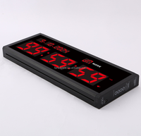 Minuteur de fitness LED, compte à rebours, alarme par intervalles, horloge multifonctionnelle avec télécommande pour l'entraînement de boxe