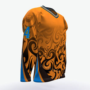 Maillot de gardien de but de hockey sublimé réversible en polyester 100% personnalisé pour adultes Vêtements de hockey sur glace réversibles - Product Image 6