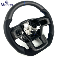 Accessoires intérieurs pour Ford Raptor F150 F250 Ranger 2015-2020, volant personnalisé en fibre de carbone mate avec chauffage