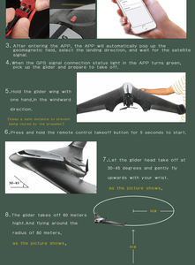 HOSHI IMPULSS 525 Aliante <span class=keywords><strong>Telecomandato</strong></span> con Fotocamera, Drone GPS con Posizionamento, Quadricottero FPV, <span class=keywords><strong>Aeroplano</strong></span> in Schiuma con Telecamera - Product Image 6