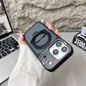 Coque magnétique pour iPhone 17 Pro Max avec anneau rotatif à 360° en TPU et PC, coque pour iPhone 18 Pro Max avec support - Product Image 6