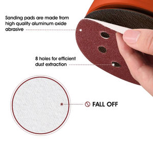 Disco Abrasivo Doris de Dureza Media 3.0mm, 150mm 60, Fabricación OEM #   Gancho y Bucle para Lijar y Pulir - Product Image 4