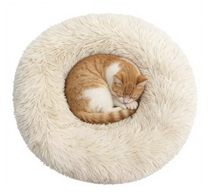 Cama Moderna para Mascotas, Perros y Gatos, de Felpa Suave, Ecológica, de Piel Sintética, para un <span class=keywords><strong>Sueño</strong></span> Confortable - Product Image 1