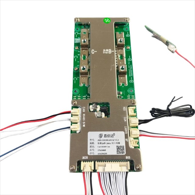 -OH20SA01 8-20S 200A 24V 48V 60V Lifepo4 Battery Smart Bms  Battery Management System with UART RS485 CAN Communication