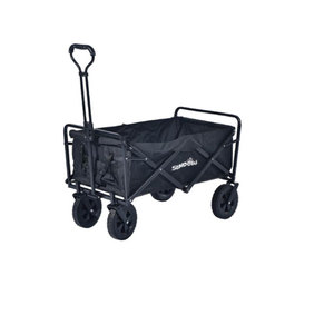Wholesale Multi-Use Folding Beach Wagon Big Wheels Outdoor <b>Storage</b> <b>Collapsible</b> Folding Wagon - Product Image 3