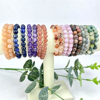 Bracelet en cristal naturel de haute qualité en gros Cristaux de pierres précieuses Bracelets de pierres de guérison
