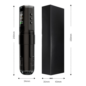Machine à Tatouer Sans Fil à Courses Réglables avec Alimentation Sans Fil de 1600 mAh et Écran LED Numérique - Product Image 2