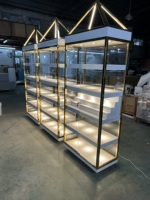 Vitrine en verre design de boutique sur mesure pour le tabac Shisha Vitrine avec lumière LED pour magasin de fumée