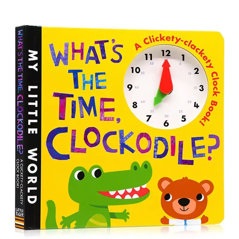What's The Time Clockodile My Little World Board Book Time perception