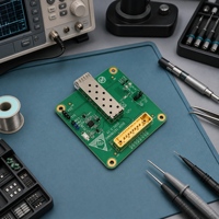 Tarjeta de prueba y evaluación DSFP de 100G para transceptor óptico DSFP, compatible con la escritura de monitoreo DDM para pruebas BER de diagrama óptico