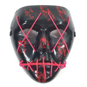 Máscaras <span class=keywords><strong>de</strong></span> luz para fiesta <span class=keywords><strong>de</strong></span> DJ <span class=keywords><strong>de</strong></span> Halloween, máscara LED luminosa <span class=keywords><strong>con</strong></span> brillo, efecto oscuro, máscara <span class=keywords><strong>de</strong></span> <span class=keywords><strong>purga</strong></span> <span class=keywords><strong>de</strong></span> elección, máscara <span class=keywords><strong>de</strong></span> disfraz, accesorios para fiesta <span class=keywords><strong>de</strong></span> Halloween - Product Image 4