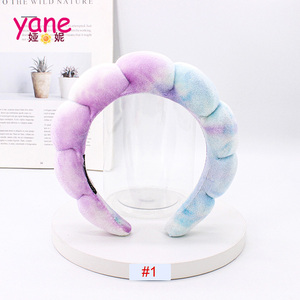 Handgemaakte Mode Fluwelen Hoofdbanden Dikke Stof Schedel Versieren Plastic Haarband Groothandel Fluwelen Hoofdbanden Voor Vrouwen - Product Image 4