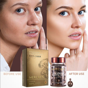 Os ingredientes orgânicos antienvelhecimento da glicerina da vitamina <span class=keywords><strong>E</strong></span> do vegano da cara do soro do óleo do Jojoba de Mercilen aliviam a secura OEM - Product Image 1