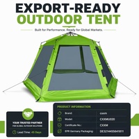 Nouvelle Tente Dôme d'Air Extérieure Verte et Durable - Conception Spacieuse et Portable pour le Camping, la Randonnée et la Chasse