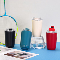 Gobelet thermique en acier inoxydable 304 pour usage quotidien, 280 ml, 380 ml, avec couvercle, réutilisable, écologique, tasse à café durable, vaisselle durable