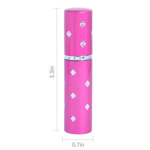 Botella de Vidrio Vacía de 10 ml con Diseño de Flor de Ciruelo, Botella de Spray Portátil para Viajes, Recargable para Perfume y Cosméticos - Product Image 5
