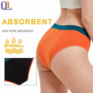 Ropa Interior Menstrual de Algodón para Adolescentes, 40 ml, Bragas Menstruales para Niñas, Flujo Abundante, a Prueba de Fugas, Protectoras, para la Primera Menstruación - Product Image 3