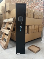 Système de déverrouillage électronique par mot de passe pour coffre-fort domestique antivol en acier laminé à froid personnalisé avec serrure numérique électronique GVN