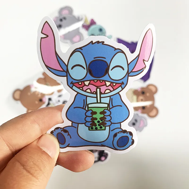 Custom Cute paper adhesive PVC Vinyl customized printed Die Cutting Waterproof Sticker Logo Printing Stickers