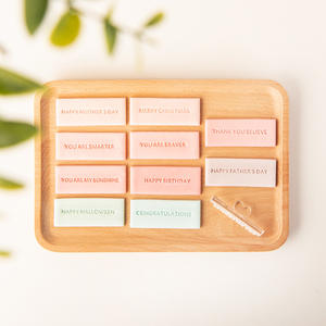 <span class=keywords><strong>Mots</strong></span> <span class=keywords><strong>de</strong></span> safran acrylique 3D Cookie Stamp moule bricolage outils <span class=keywords><strong>de</strong></span> cuisson pour joyeux anniversaire toutes occasions Cookie Cutter Stamp - Product Image 2