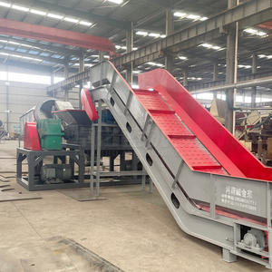 Refrigerador Shell Textil Tela Papel Chatarra Metal Astilladora Camión de madera Camión Neumáticos Paletas Trituradora Máquina - Product Image 4