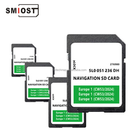 Tarjeta de Memoria SD CID de 32 GB, Software de Actualización de Navegación GPS para Automóvil 2023 para Skoda MIB2 Amundsen
