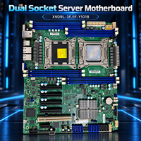 Untuk Supermicro X9DRL 3F jika Y101B Dual LGA2011 Server Motherboard Chipset C606 8 Slot DIMM DDR3 IPMI 2.0 Original Bekas