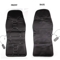 Masseur Dorsal Vibratoire Chauffant Coussin de Siège de Massage avec 8 Modes de Vibration et 3 Niveaux de Chaleur Coussin pour Fauteuil Massant