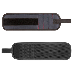 Bracelet magnétique porte-outils avec aimants puissants pour vis, clous, forets - Idéal pour électriciens, charpentiers et bricoleurs - Product Image 2