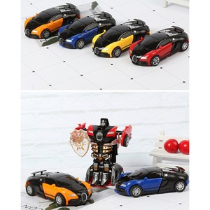 Collision transformant <span class=keywords><strong>Robot</strong></span> modèle voiture Mini déformation voiture Transformation jouet voiture inertiel jouet enfants garçon cadeau jouets enfants enfants - Product Image 2