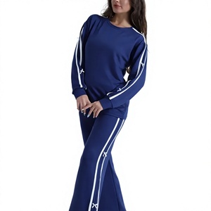 Conjunto Deportivo Casual de Maternidad para Mujer, 2 en 1, para Invierno, Ecológico, de Secado Rápido, para Entrenamiento Deportivo, Poliéster/Algodón - Product Image 1