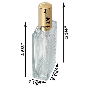 Parfum frascos de vidrio para parfum rellenable frascos de vidrio para parfum 100ml 50ml 30ml fabrication de bouteilles de parfum - Product Image 3