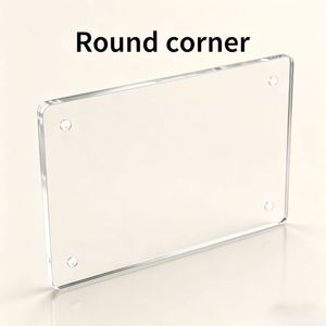 Cadre photo magnétique en acrylique transparent double face avec aimant puissant N35 pour réfrigérateur et décoration murale - Product Image 4