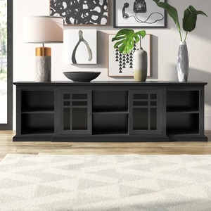 Soportes de <span class=keywords><strong>TV</strong></span> de montaje en suelo clásico de simplicidad negra moderna <span class=keywords><strong>Mueble</strong></span> de <span class=keywords><strong>TV</strong></span> de madera multifunción <span class=keywords><strong>Mueble</strong></span> Para <span class=keywords><strong>TV</strong></span> - Product Image 6