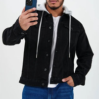 Veste en jean pour homme à capuche, fabricant, fournisseur, grossiste
