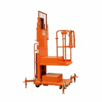 3000 KG 3M 4M 5M élévateur de préparateur de commandes électrique plates-formes de travail mobiles surélevées semi-électriques utilisées pour l'entrepôt