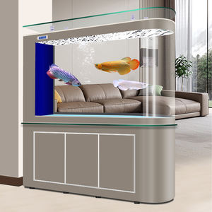 ตู้ปลาขนาดกลางถึงขนาดใหญ่รูปทรงกระสุนพร้อมฟังก์ชันการกรองด้านล่างและระบบนิเวศที่ขับเคลื่อนด้วยอากาศ - Product Image 5