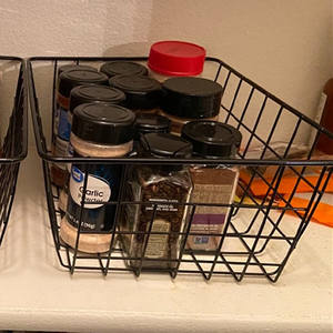 Mutfak gıda japon tarzı paslanmaz çelik depolama sepeti kaynaklı demir depolama sepeti, - Product Image 3