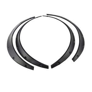 Universal Car <b>Wheel</b> Arch Mudguards Black Polyurethane Wide Body Kit For Sedans Suv Offroad Vehicles - Product Image 1