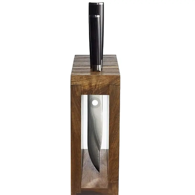Vendita calda coltello da cucina blocco portautensili in legno ceppo portacoltelli in legno portacoltelli universale in legno
