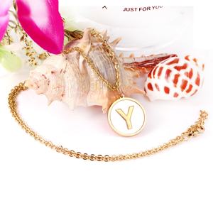 Collar con Colgante de Letra Y, Acero Inoxidable, Collar con 26 Letras del Alfabeto, para Mujeres y Hombres, Precio al por Mayor - Product Image 5