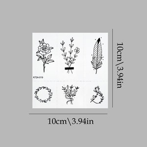 <span class=keywords><strong>Tatuajes</strong></span> Temporales <span class=keywords><strong>de</strong></span> Rosas Estilo Ins, Elegantes, Resistentes al Agua y al Sudor, Mini <span class=keywords><strong>Tatuajes</strong></span> <span class=keywords><strong>de</strong></span> Diosa - Product Image 3