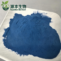 Poudre de Spiruline Bleue de Haute Qualité la Plus Vendue, Phycocyanine de Spiruline Artificielle, Spirulina Platensis de Qualité Alimentaire, Bénéfique pour la Santé