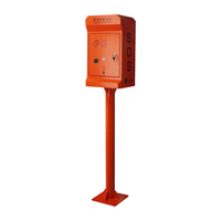 J & R JR-ETS-01 à l'intérieur mur intégré Tunnel SOS appel d'urgence téléphone colonne pilier chaussée multi-réseau interphone filaire