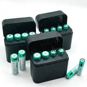 Popular 4 10 Pack 1.5v 666mWh 3330mWh <strong>AA</strong> AAA Type C <strong>Battery</strong> <strong>Rechargeable</strong> Lithium <strong>Battery</strong> with Charger Box for Remote Control - Product Image 2