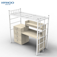 HYHOO OEM Lit mezzanine avec bureau 2130*900*2000 Cama Litera Cadre de lit superposé Letto Castello Lit Superpos