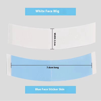 Bandes adhésives transparentes de qualité médicale pour perruques à usage quotidien Bande d'extension de cheveux prédécoupée durable Accessoires de cheveux invisibles