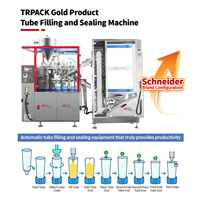 Machine automatique de remplissage et de scellage de tubes souples pour pâte dentifrice, crème pour les mains, gel et liquides, 60 BPM, directement de l'usine, personnalisable